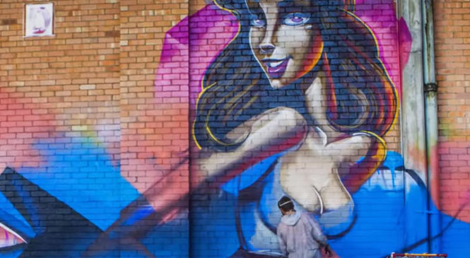Graffiti Artists Given Massive Empty Warehouse And Unlimited Paint WOW