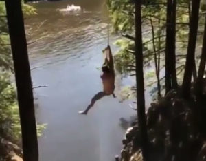 Worst Rope Swing Fall